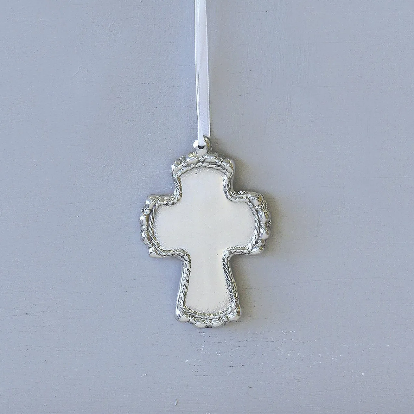 BABY Cord Cross Ornament