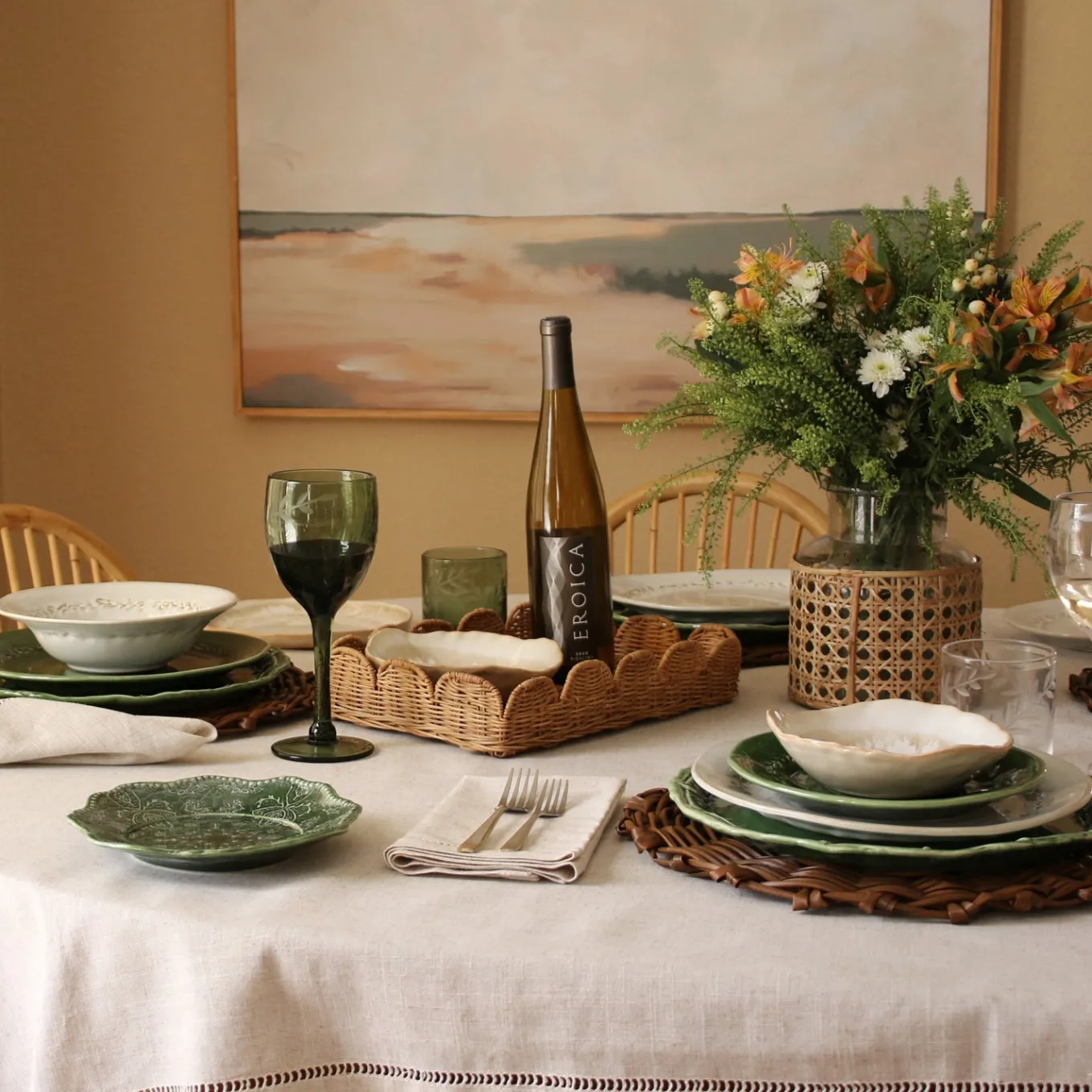 CERAMIC Chiara Cereal Bowl Set of 4 (Multi)