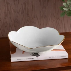 ENCANTO Amelia Medium Bowl Cream and White