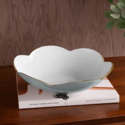 ENCANTO Amelia Medium Bowl Slate and White