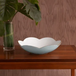 ENCANTO Amelia Medium Bowl Slate and White