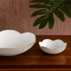 ENCANTO Amelia Mini Round Bowl Cream and White