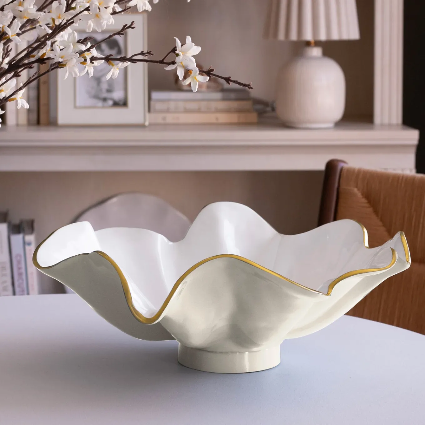 ENCANTO Aries Bowl (Cream and White)
