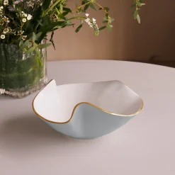 ENCANTO Aries Medium Bowl Slate and White