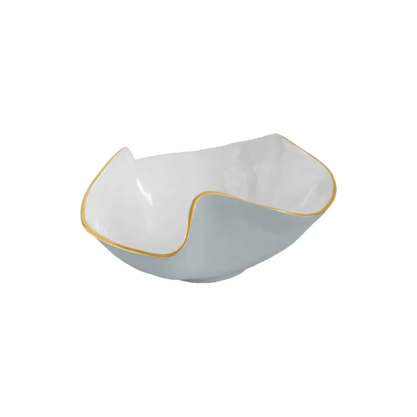 ENCANTO Aries Medium Bowl Slate and White