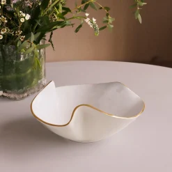 ENCANTO Aries Small Bowl Cream and White