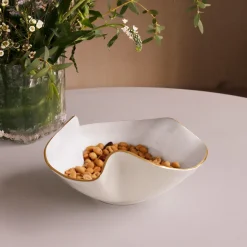 ENCANTO Aries Small Bowl Cream and White