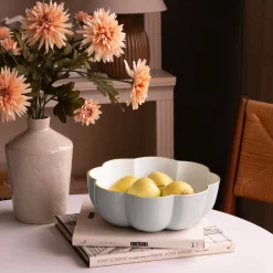 ENCANTO Calabaza Large Bowl (Dove and White)