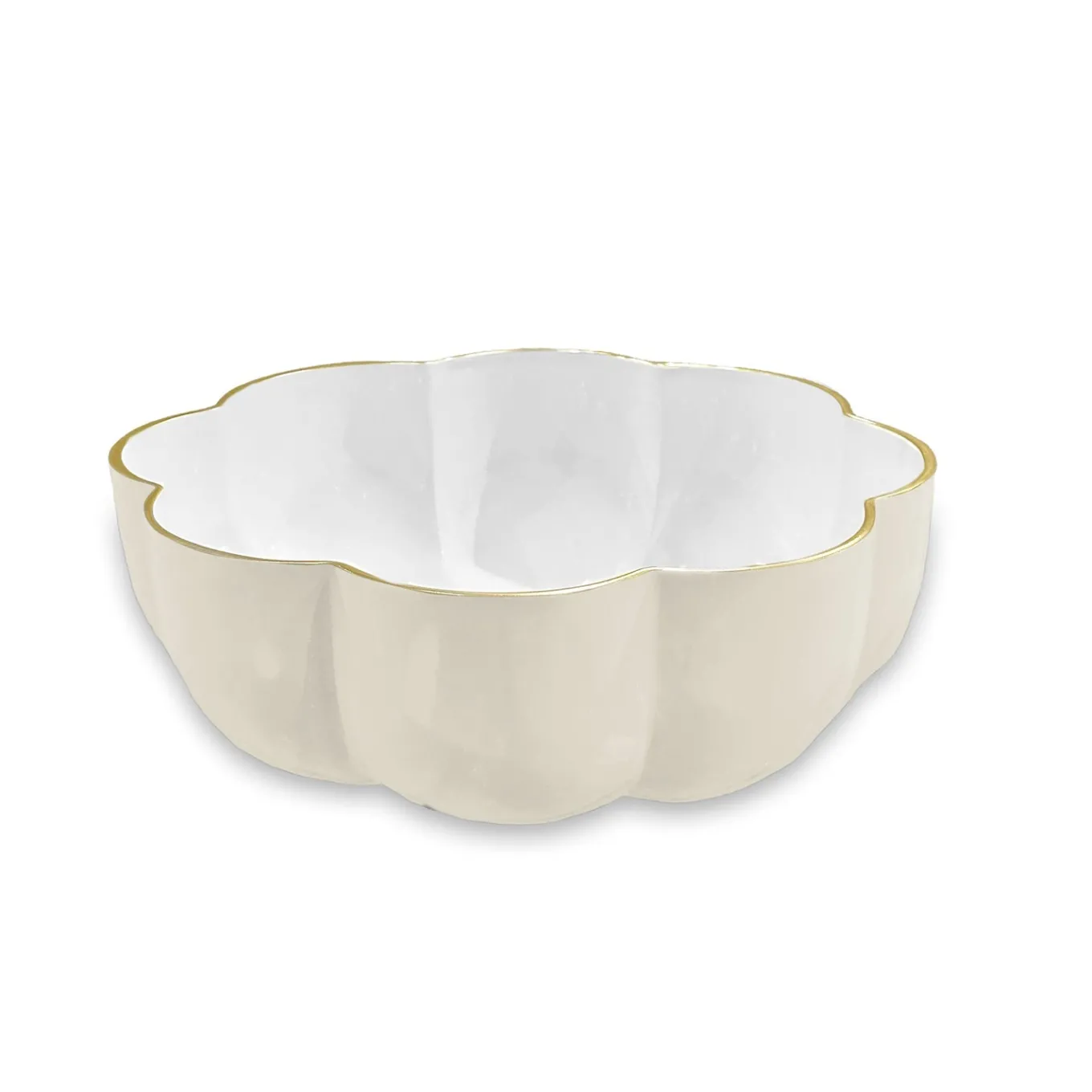 ENCANTO Calabaza Large Bowl (Dove and White)