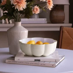 ENCANTO Calabaza Medium Bowl (Cream and White)