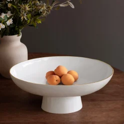 ENCANTO Carnaval Large Pedestal (Cream and White)