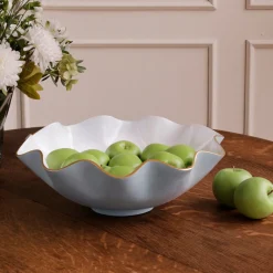 ENCANTO Carola Extra Large Bowl Slate & White