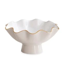 ENCANTO Carola Small Pedestal (Cream and White)