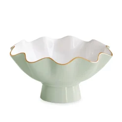ENCANTO Carola Small Pedestal (Pistachio and White)