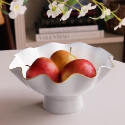 ENCANTO Carola Small Pedestal (Dove and White)