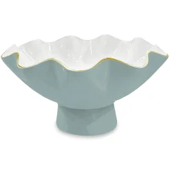 ENCANTO Carola Small Pedestal (Slate and White)