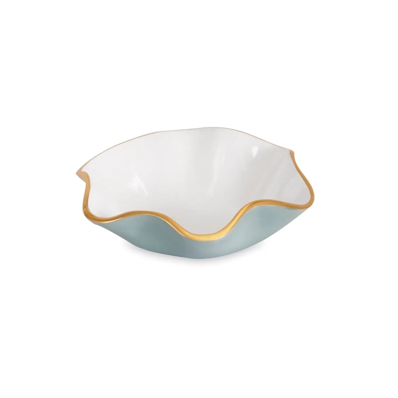 ENCANTO Carola Small Round Bowl Slate and White