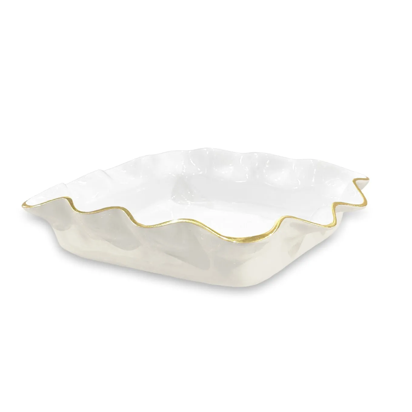 ENCANTO Carola Square Casserole Holder (Cream and White)