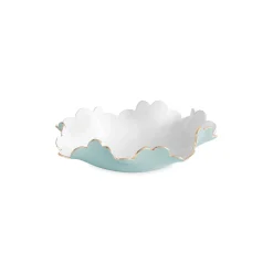 ENCANTO Colette Small Bowl (Turquoise and White)