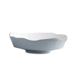 ENCANTO Dakota Large Bowl (Slate and White)