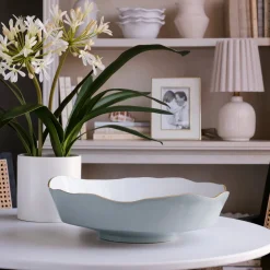 ENCANTO Dakota Large Bowl (Slate and White)