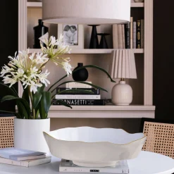 ENCANTO Dakota Large Bowl (Cream and White)