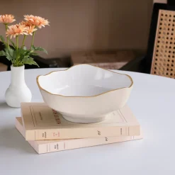 ENCANTO Dakota Small Bowl (Cream and White)