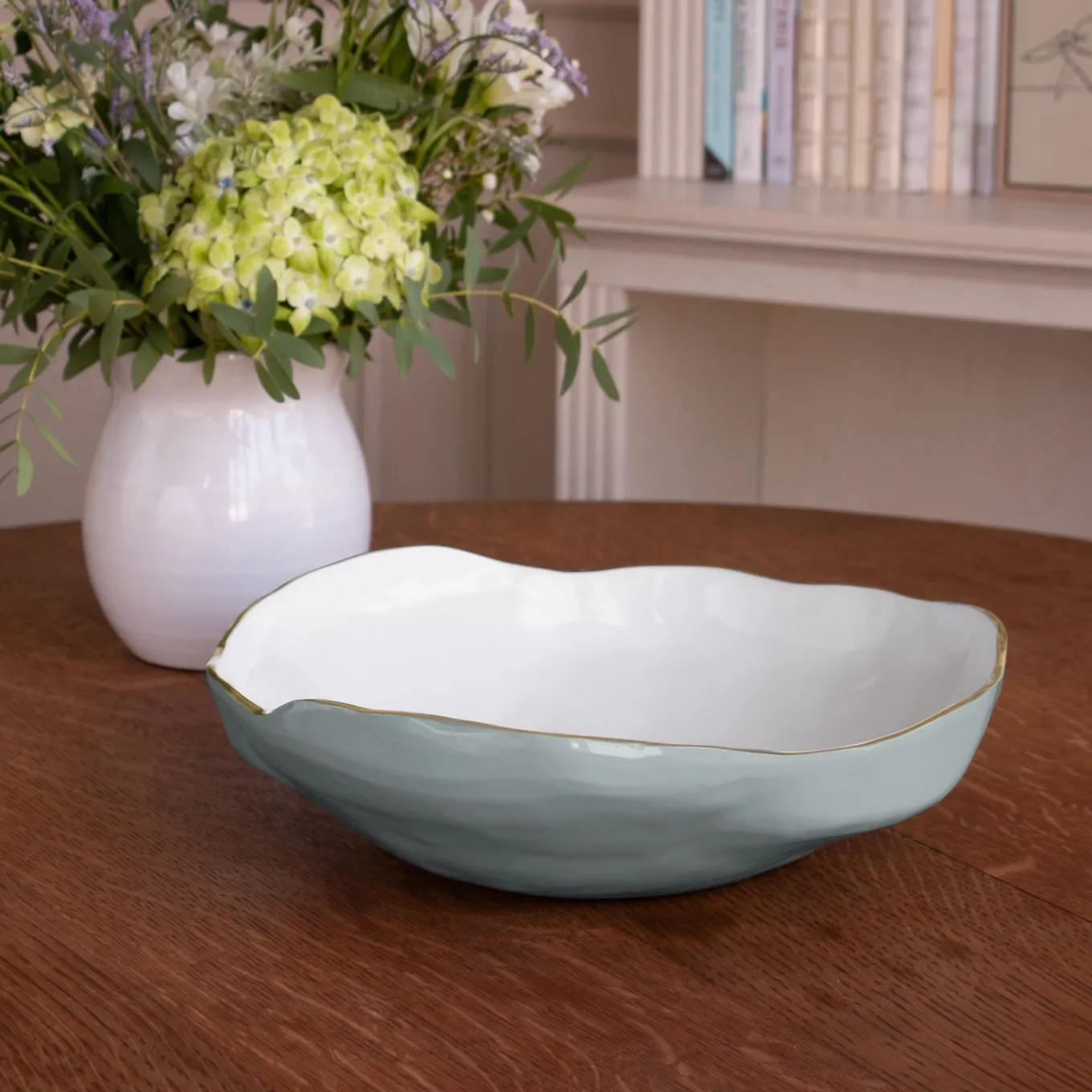 ENCANTO Nuevo Large Bowl (Slate & White)