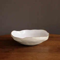 ENCANTO Nuevo Large Bowl (Cream and White)