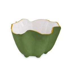 ENCANTO Onyx Ice Bucket Leaf Green and White