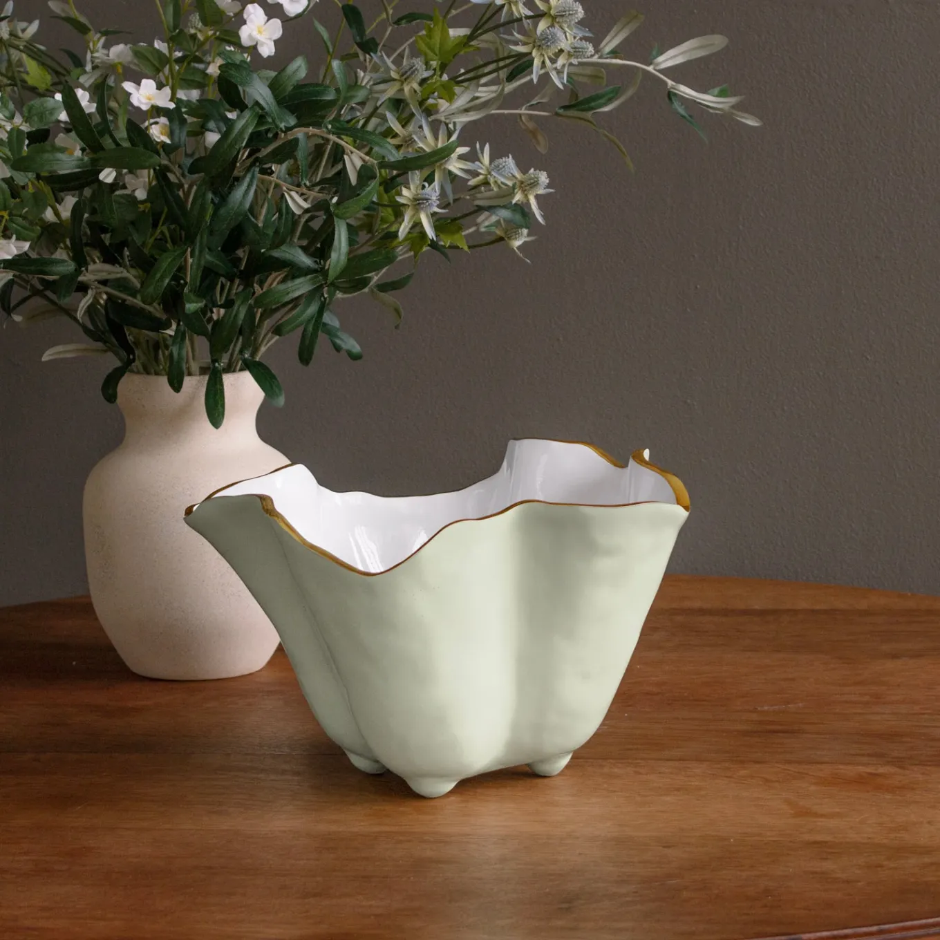 ENCANTO Onyx Ice Bucket (Pistachio and White)