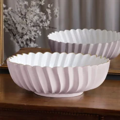 ENCANTO Orlando Large Bowl (Camellia and White)