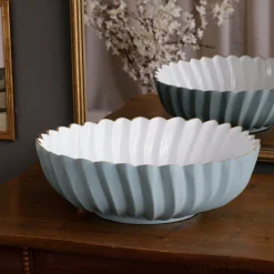 ENCANTO Orlando Large Bowl (Slate and White)