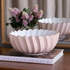 ENCANTO Orlando Medium Bowl (Camellia and White)