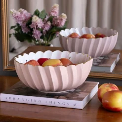 ENCANTO Orlando Medium Bowl (Camellia and White)