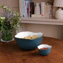 ENCANTO Osaka Small Bowl Midnight & White