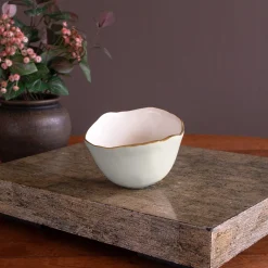 ENCANTO Osaka Small Bowl (Cream and White)
