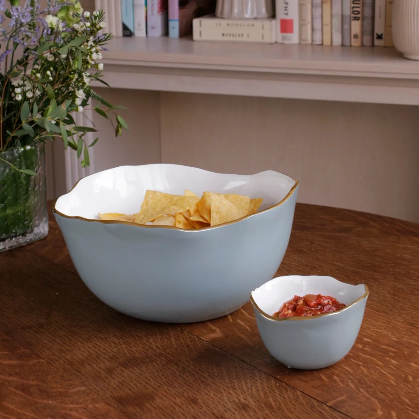 ENCANTO Osaka Small Bowl Slate & White