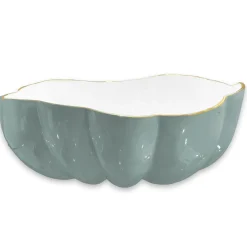 ENCANTO Rita Large Bowl (Slate and White)