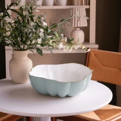 ENCANTO Rita Large Bowl (Slate and White)