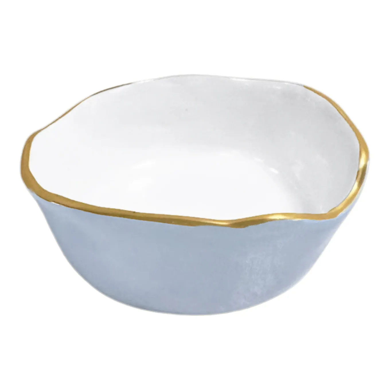 ENCANTO Soho Wine Coaster (Periwinkle and White)