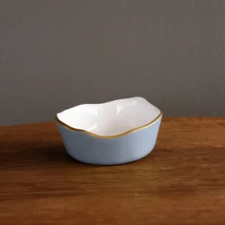 ENCANTO Soho Wine Coaster (Periwinkle and White)