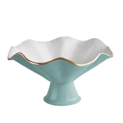 ENCANTO Vento Pedestal (Turquoise and White)
