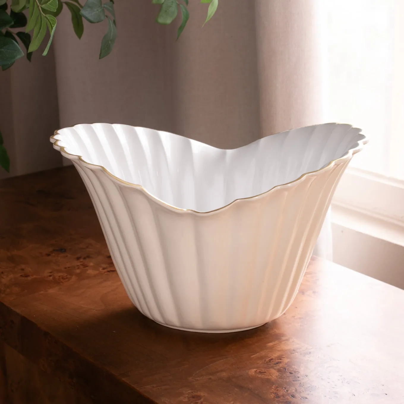 ENCANTO Vienna Large Ice Bucket Cream and White