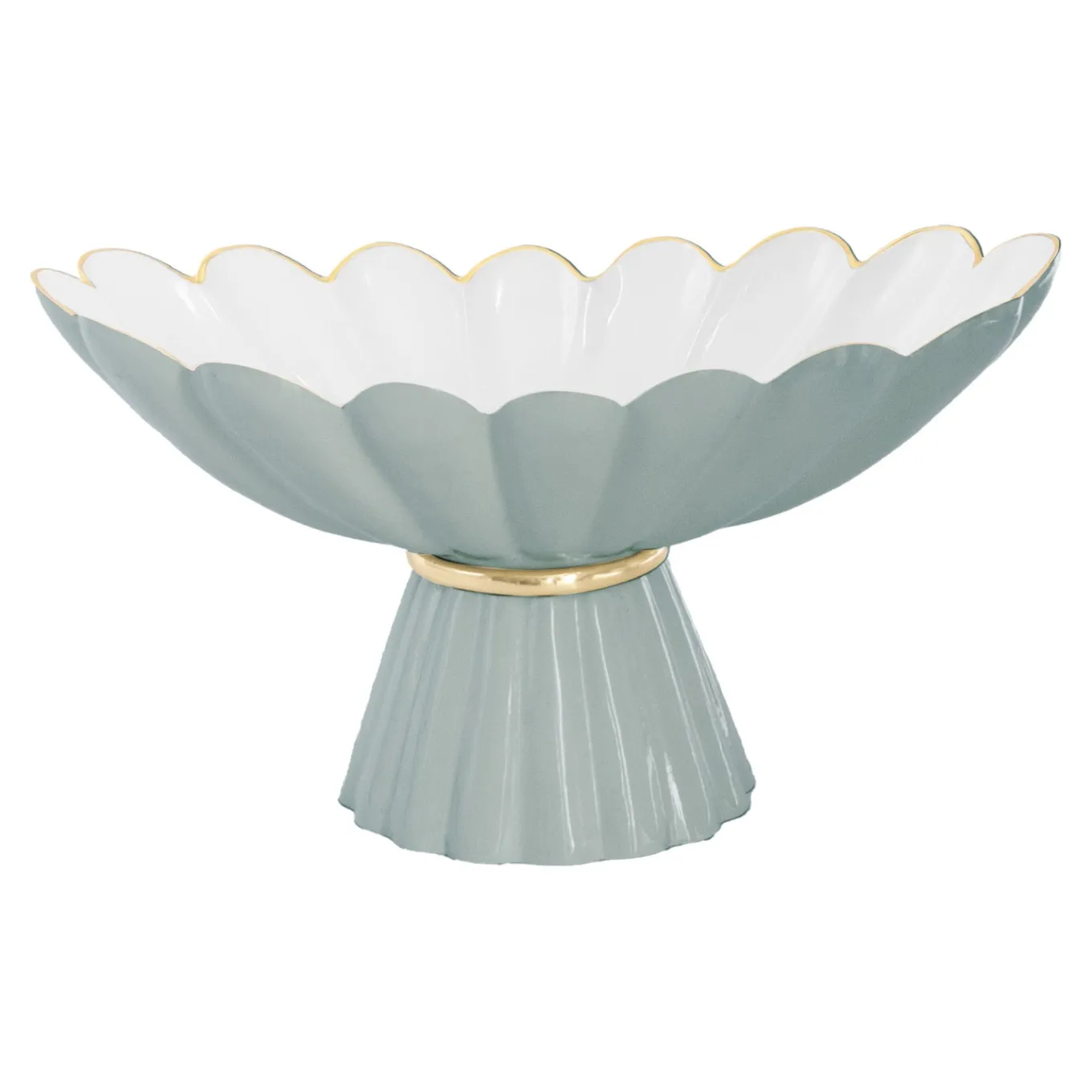 ENCANTO Vintage Hermes Pedestal Slate and White