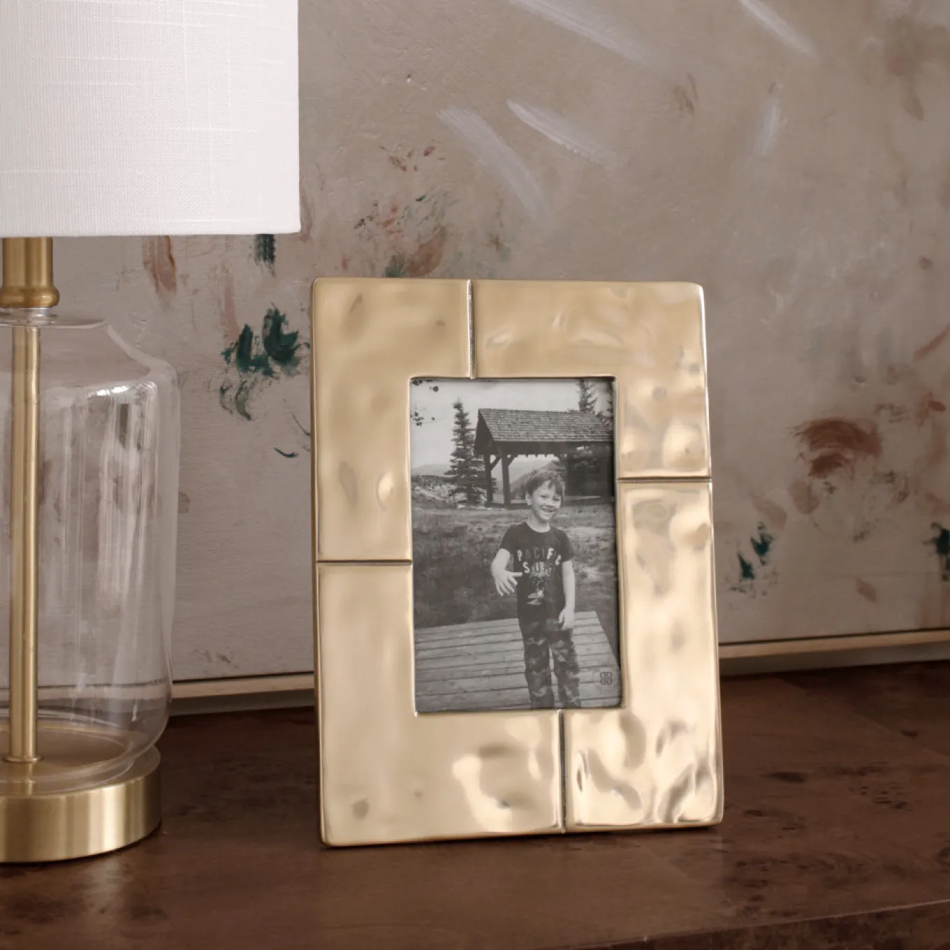 FRAME Sierra Modern Asimetric 4 x 6 Vertical (Gold)