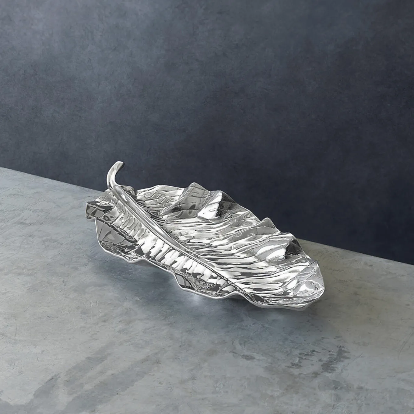 GARDEN Zebra Leaf Large Platter