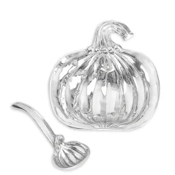 GIFTABLES Holiday Pumpkin Bowl with Spoon