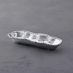 GIFTABLES Organic Pearl Cracker Tray