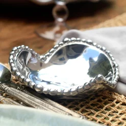 GIFTABLES Organic Pearl Heart Bowl